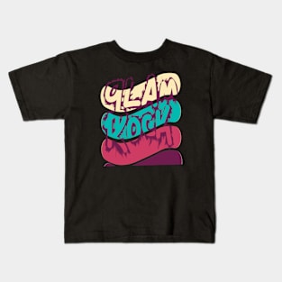 Glam rock vintage// Kids T-Shirt